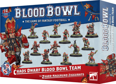 WH Blood Bowl: Chaos Dwarf Team