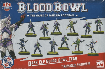 WH Blood Bowl: Dark Elf Team
