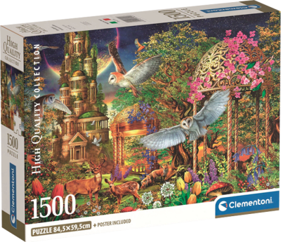 Puzzle Clementoni High Quality Collection 1500 Piezas (Woodland Fantasy Garden)1
