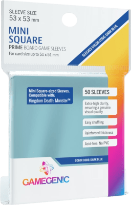 Protectores Gamegenic Mini Square Prime 53x53 mm1