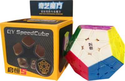 Cubo Rubik QiYi Pentagono 3x3 Pastel