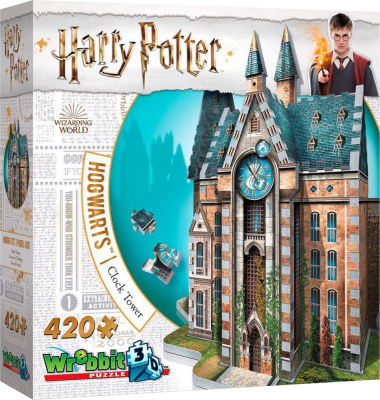 Puzzle 3D Wrebbit Harry Potter: Hogwarts (Clock Tower)