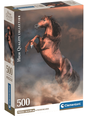 Puzzle 500 Piezas HQC Clementoni Wild Red Stallion1