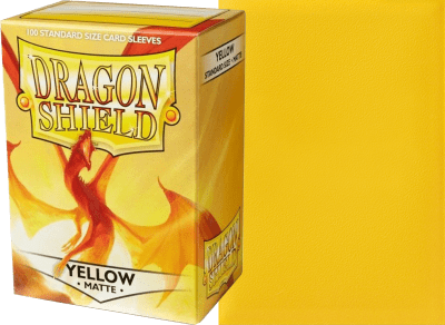 Protectores Dragon Shield Standard Matte: Yellow