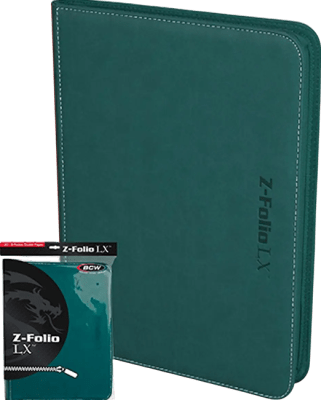 Carpeta BCW Z-Folio 9-Pocket LX (Teal)