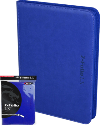Carpeta BCW Z-Folio 9-Pocket LX (Blue)