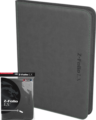 Carpeta BCW Z-Folio 9-Pocket LX (Gray)