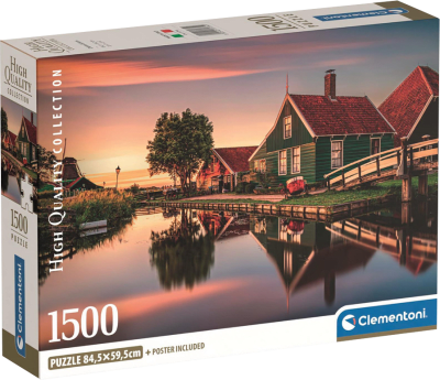 Puzzle 1500 Piezas HQC Clementoni Zaanse Schans