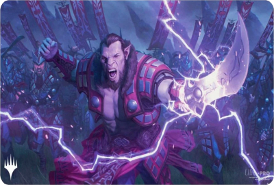 Playmat Ultra Pro MTG: Tarkir Dragonstorm (Zurgo Stormrender)