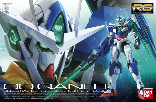 Model Kit Bandai Hobby RG: 00 Qan[T] 0