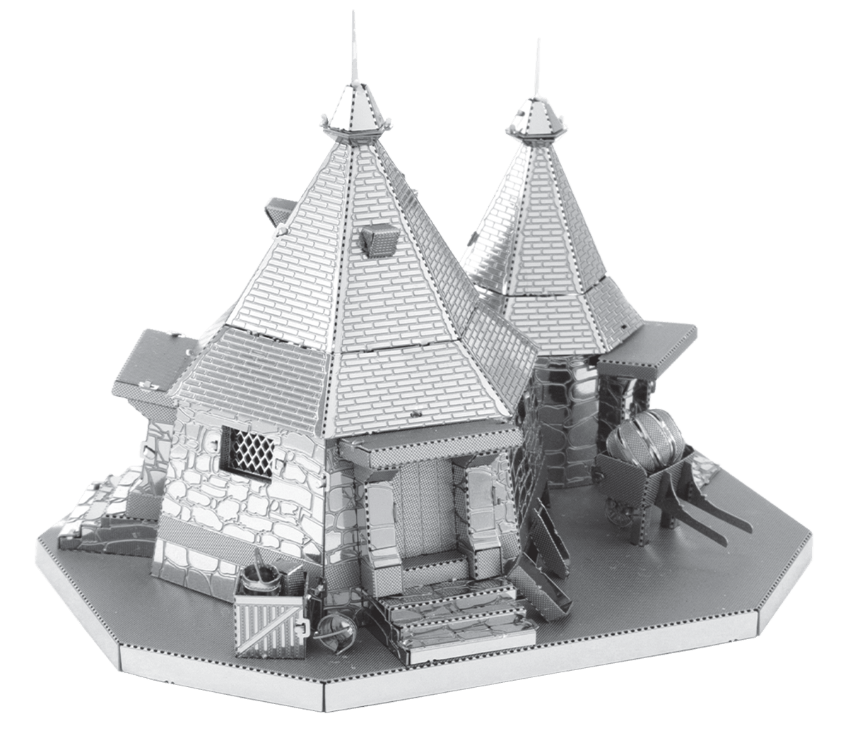 Puzzle 3D Metal Earth: Rubeus Hagrid Hut2