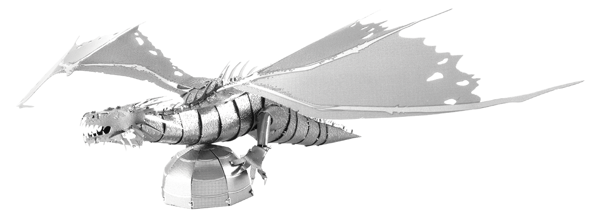 Puzzle 3D Metal Earth: Gringotts Dragon2