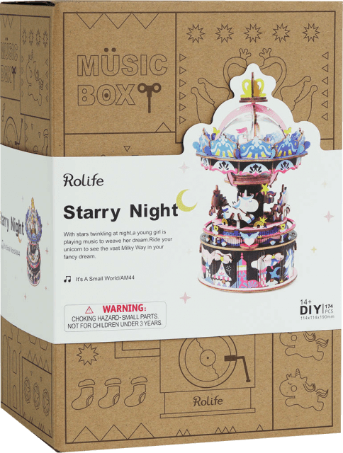 Puzzle 3D Robotime: Starry Night 0