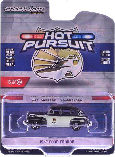 GreenLight Collectibles: 1:64 1947 Ford Fordor Hot Pursuit Series 46 0