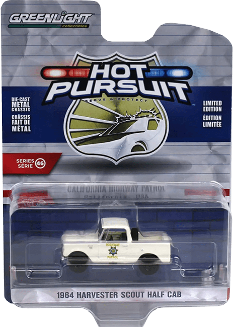 GreenLight Collectibles: 1:64 1964 Harvester Scout Half Cab Hot Pursuit Series 46 0