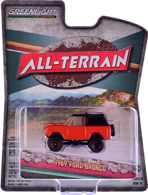GreenLight Collectibles: 1:64 1969 Ford Bronco All-Terrain Series 16 0