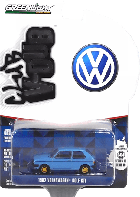 GreenLight Collectibles: 1:64 1982 Volkswagen Golf GTI Club V-Dub Series 19 0