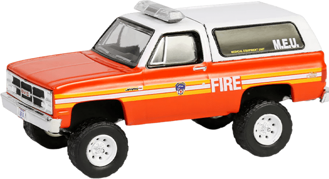 GreenLight Collectibles: 1:64 1987 GMC Jimmy First Responders Series 22