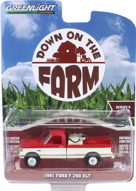 GreenLight Collectibles: 1:64 1991 Ford F-250 XLT Down on the Farm Series 9 0