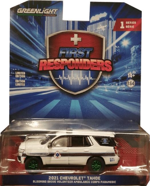 GreenLight Collectibles: 1:64 2021 Chevrolet Tahoe First Responders Series 12