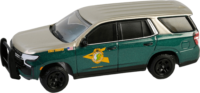GreenLight Collectibles: 1:64 2023 Chevrolet Tahoe Police Pursuit Vehicle Hot Pursuit Series 462