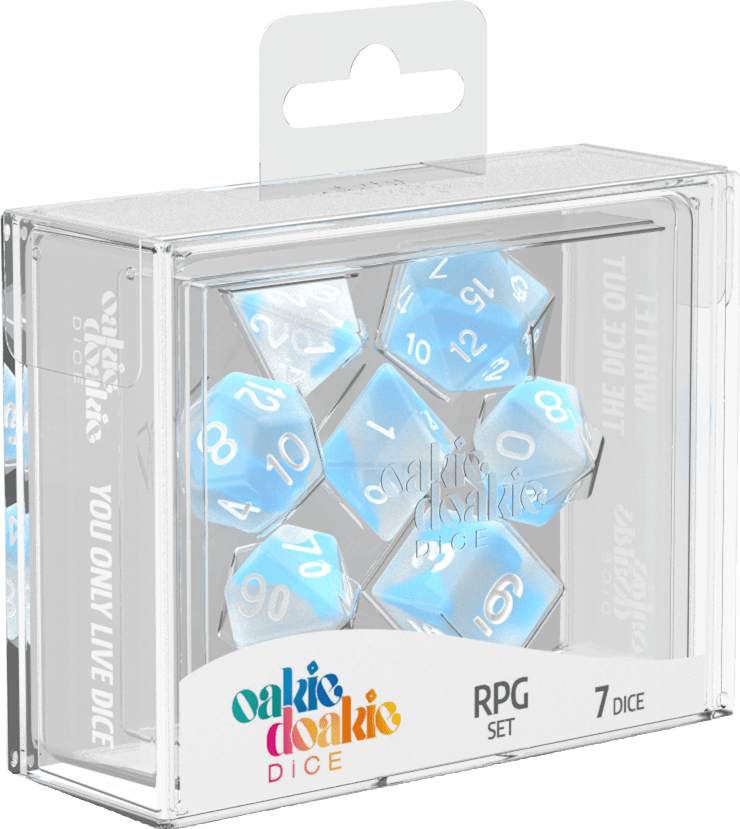 Set Dados RPG Oakie Doakie: Glow In The Dark 0