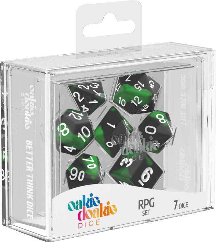 Set Dados RPG Oakie Doakie: Glow In The Dark2