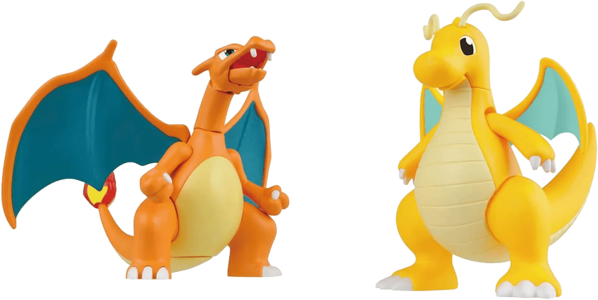 Model Kit Bandai Hobby Pokémon: Charizard & Dragonite2