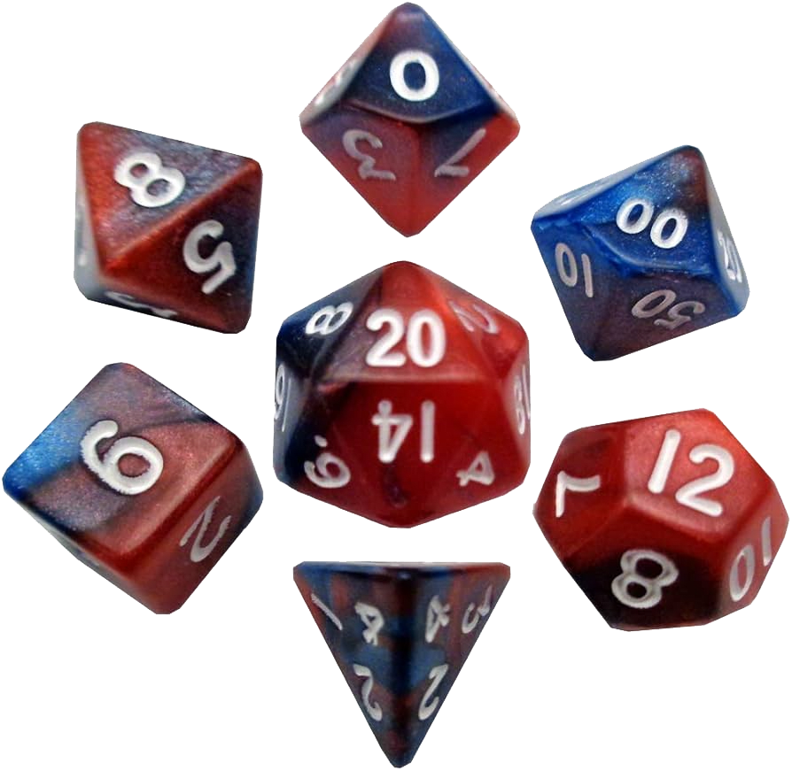 Chessex 7-Die Set Mini Polyhedral 0