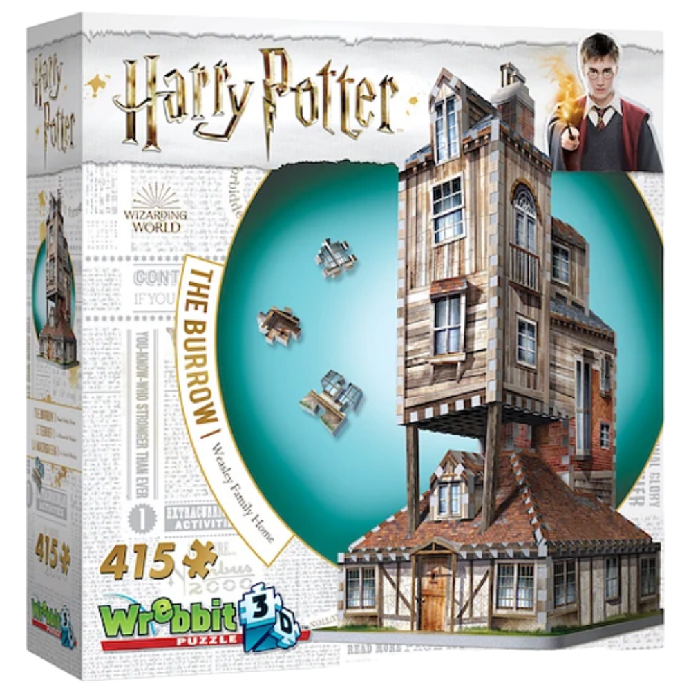 Puzzle 3D Wrebbit Harry Potter: The Burrow (Weasly Family Home) 0