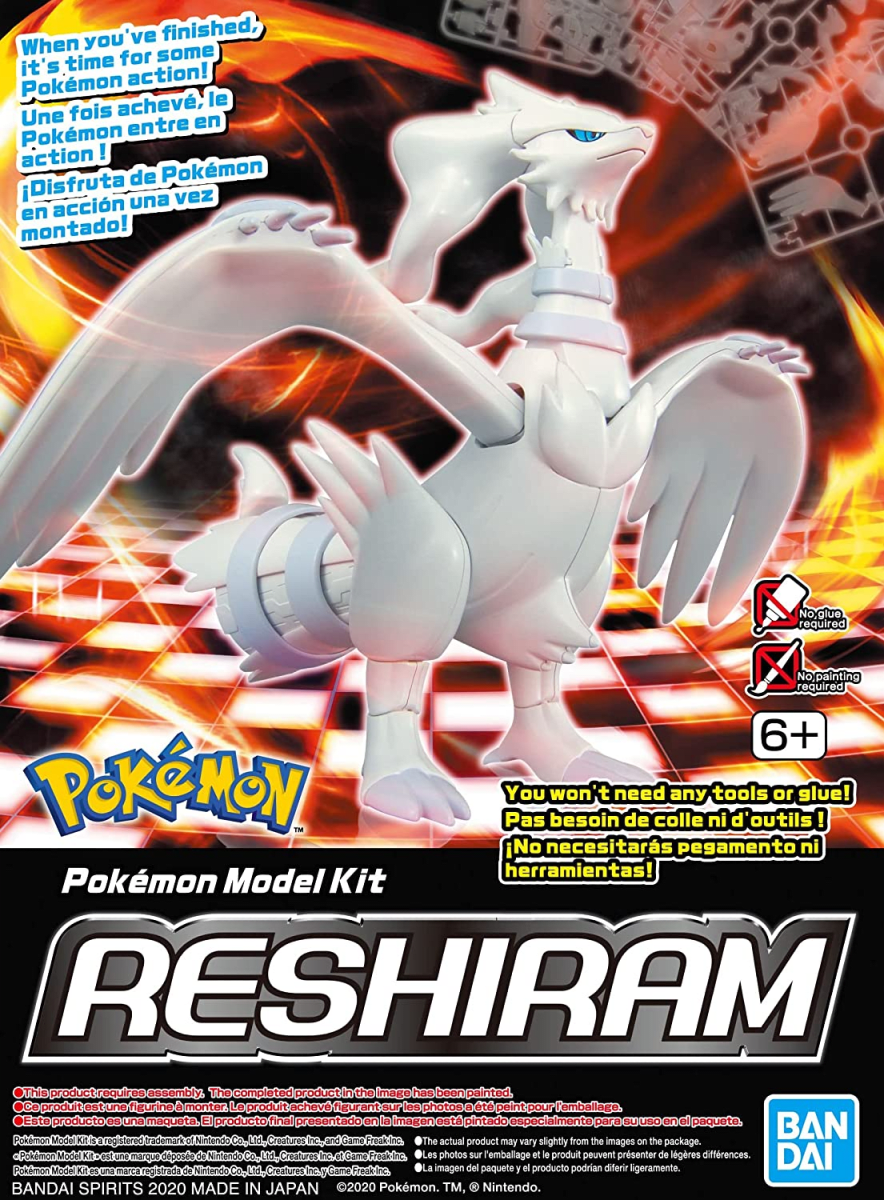Model Kit Bandai Hobby Pokémon: Reshiram 0