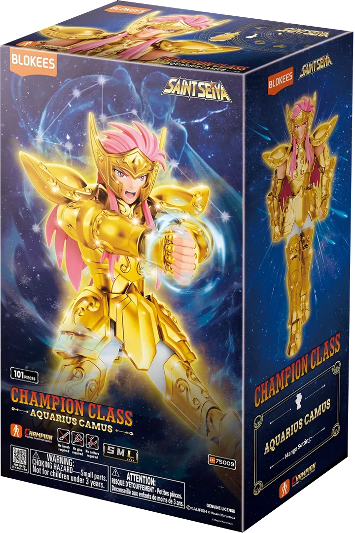 Model Kit Blokees Champion Class: Saint Seiya - Aquarius Camus 0
