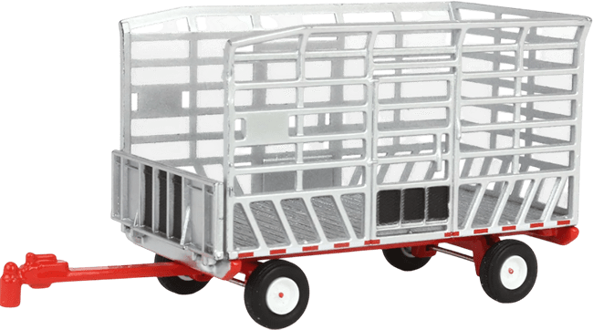 GreenLight Collectibles: 1:64 Bale Throw Wagon Down on the Farm Series 92