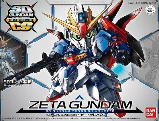 Model Kit Bandai Hobby SD Cross Silhouette: Zeta Gundam 1