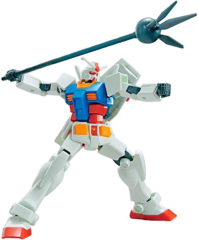 Model Kit Bandai Hobby Entry Grade: RX-78-2 Gundam (Full Weapon Set)3