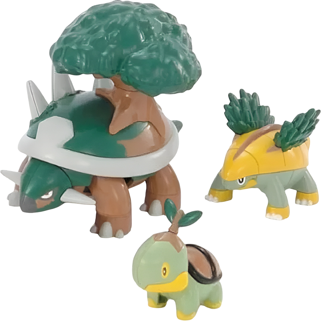 Model Kit Bandai Hobby Pokémon: Torterra Evolution Set2