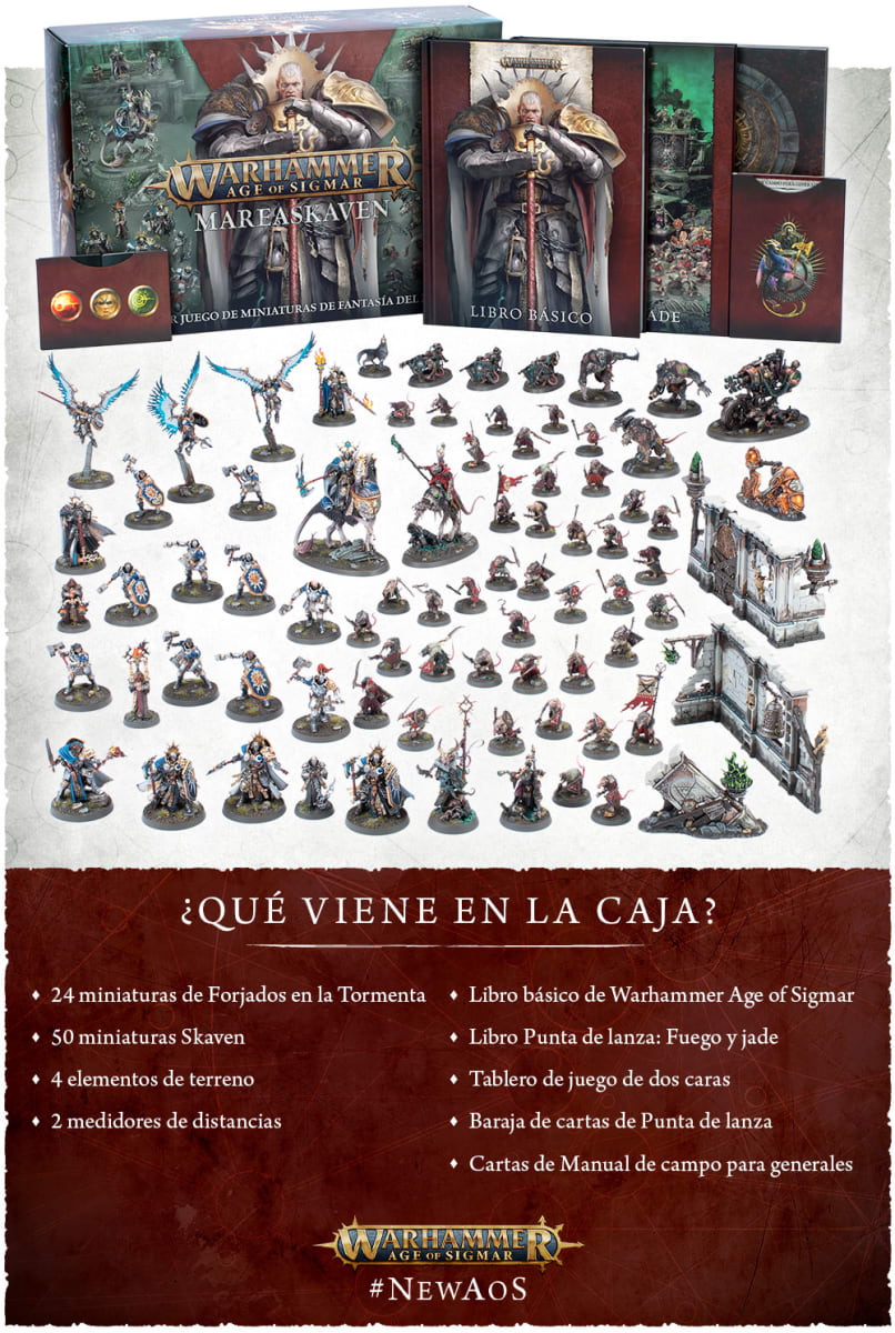 Starter Kit Age Of Sigar: Skaventide Inglés4