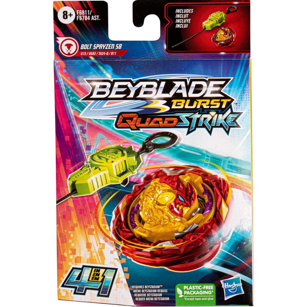 Beyblade Burst QuadStrike Bolt Spryzen S8 0