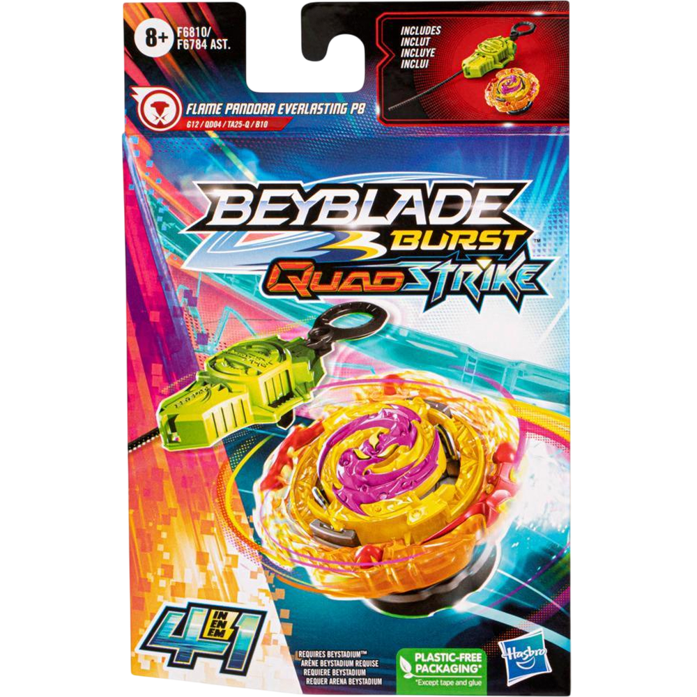 Beyblade Burst QuadStrike Flame Pandora Everlasting P8 0
