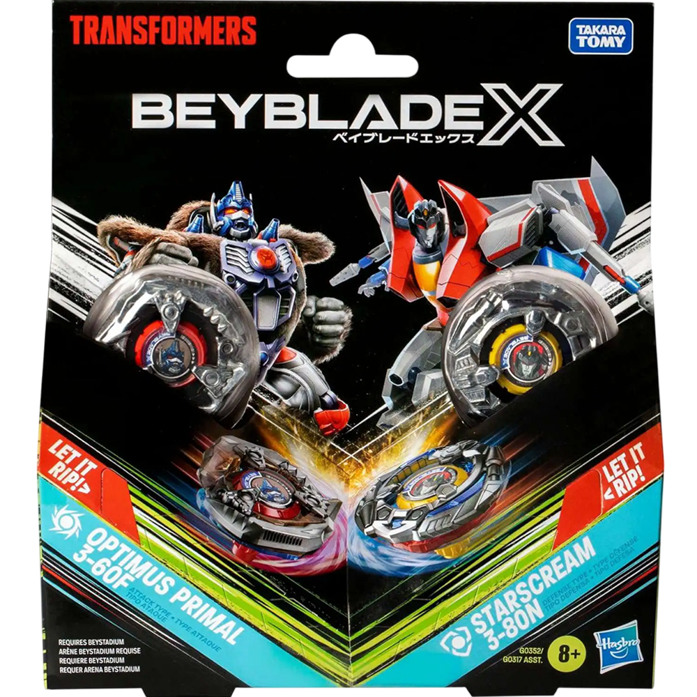 Beyblade X Optimus Primal 3-60F / Starscream 3-80N 0