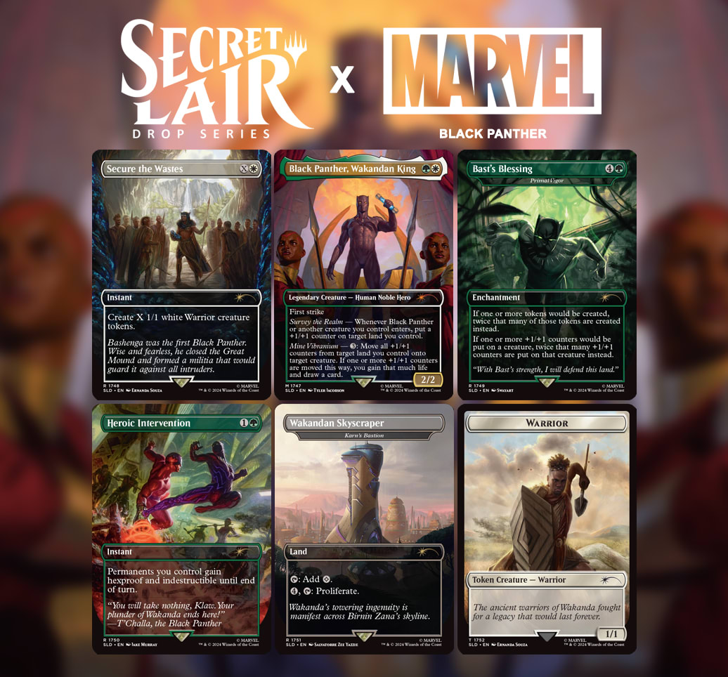 Secret Lair MTG: Marvel Black Panther (FOIL)2