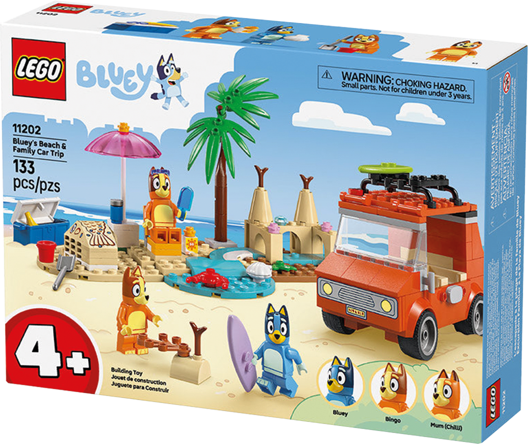 LEGO Bluey: Excursion Familiar a la Playa de Bluey 0