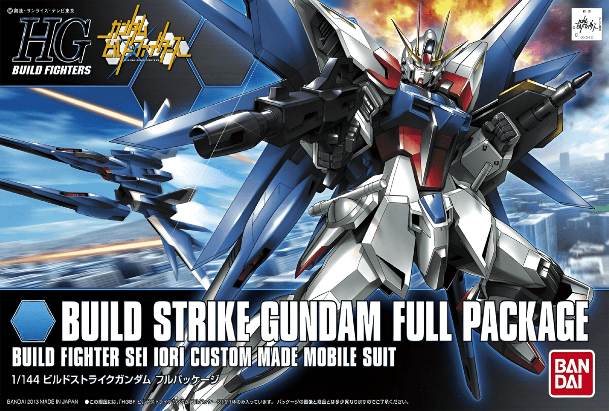 Model Kit Bandai Hobby: HGBF 1/144 BUILD STRIKE GUNDAM FLIGHT FULL PACKAGE 0