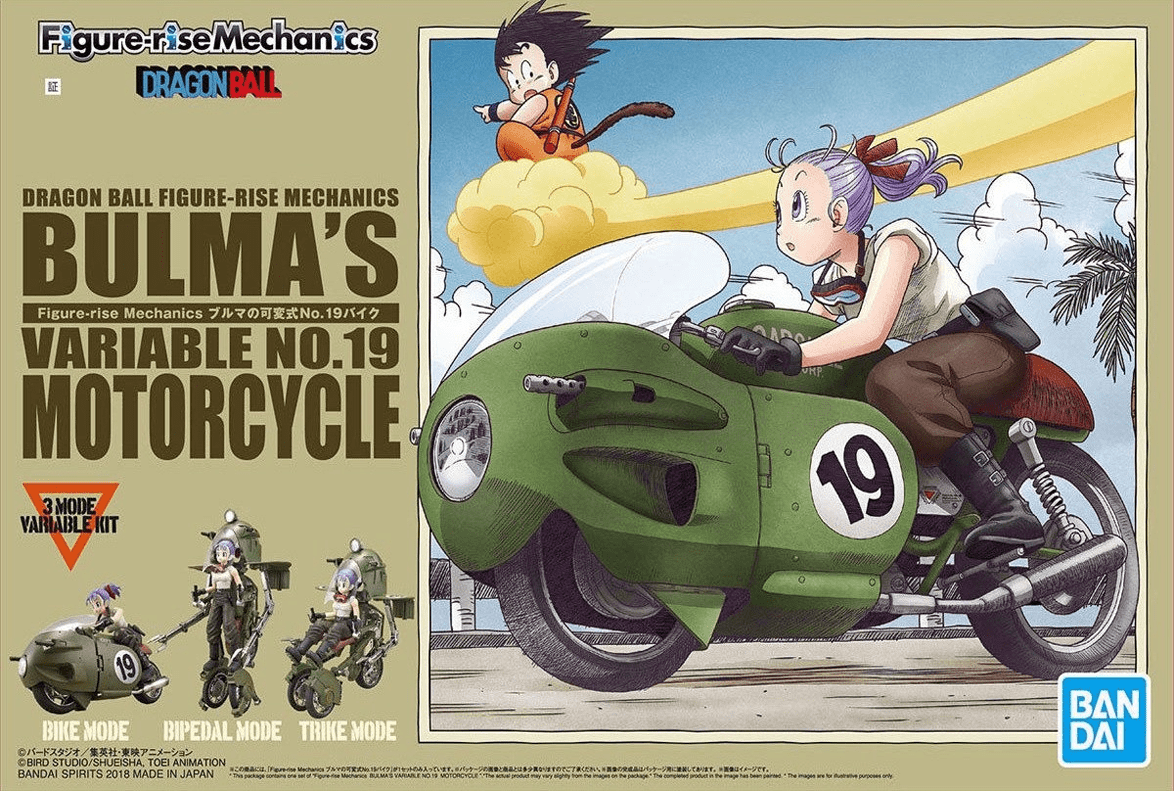 Model Kit Bandai Hobby Figure-Rise Mechanics: Bulma’s Variable No.19 Motorcycle 0