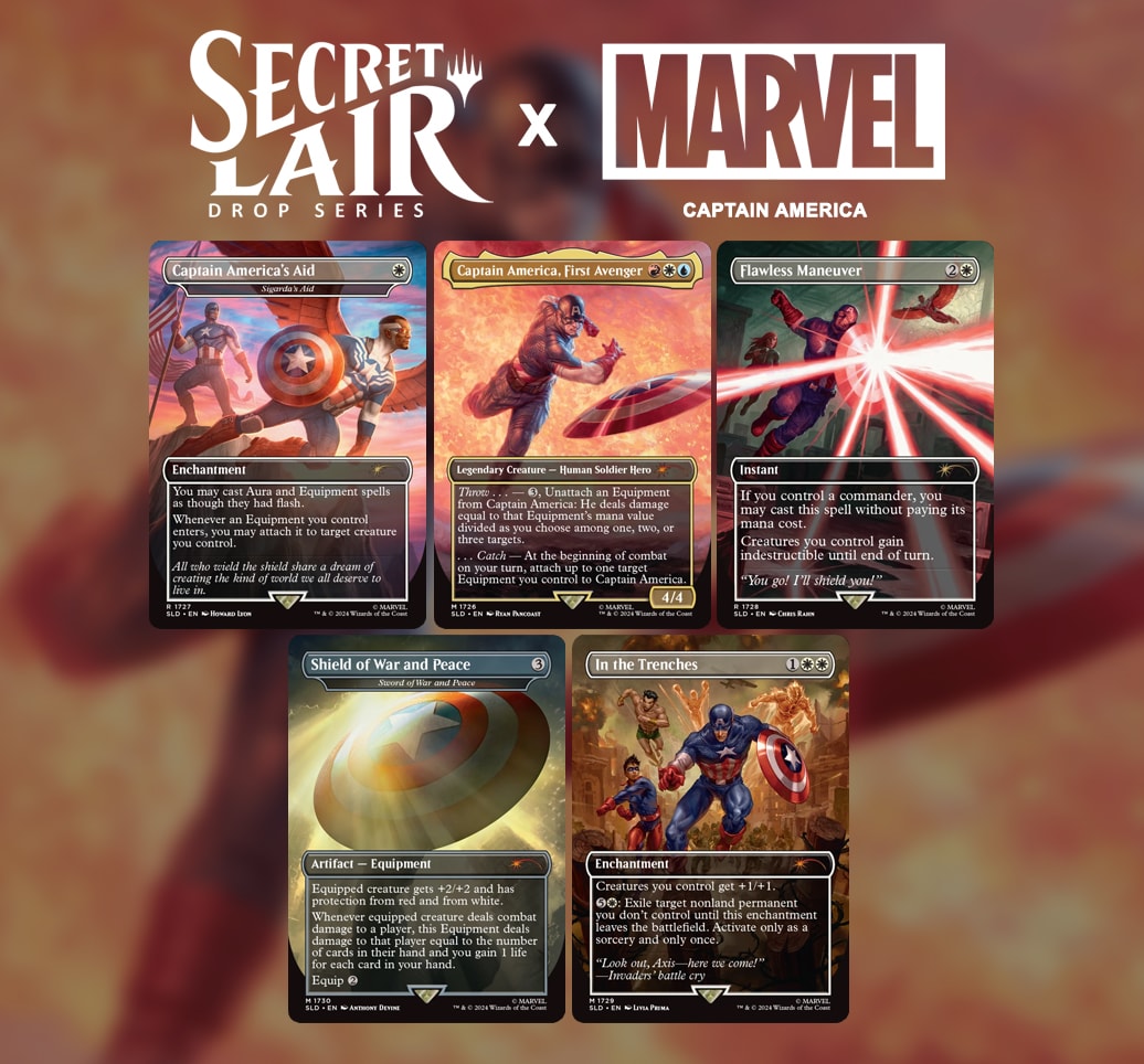 Secret Lair MTG: Marvel Captain America (FOIL)2