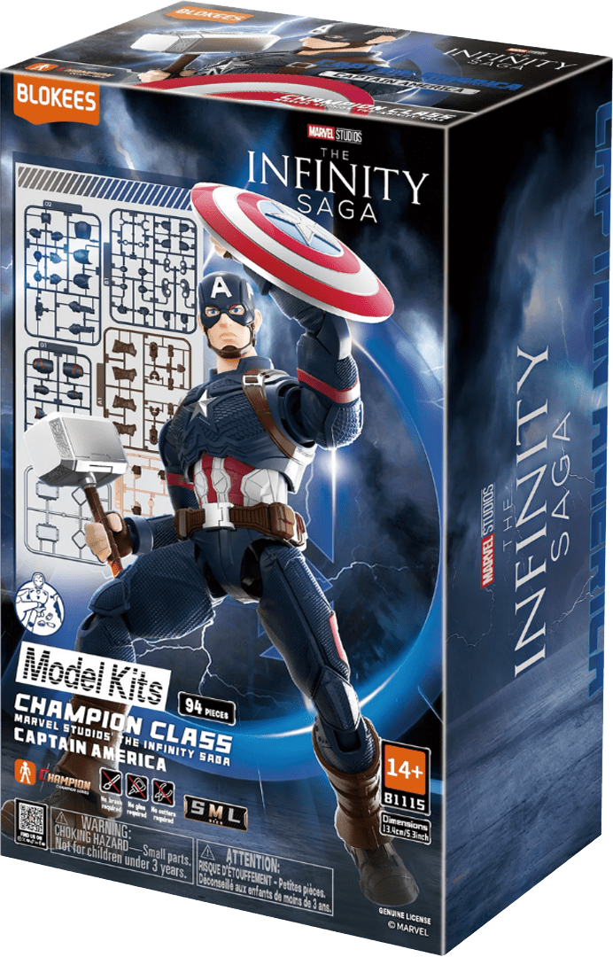 Model Kit Blokees Champion Class: The Infinity Saga - Captain America 0