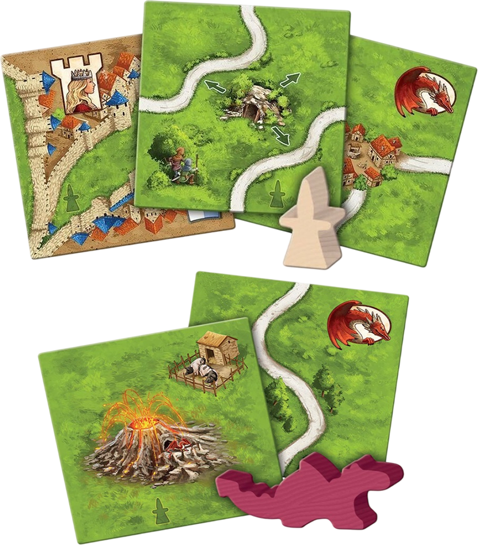 Carcassonne: La Princesa y El Dragón2