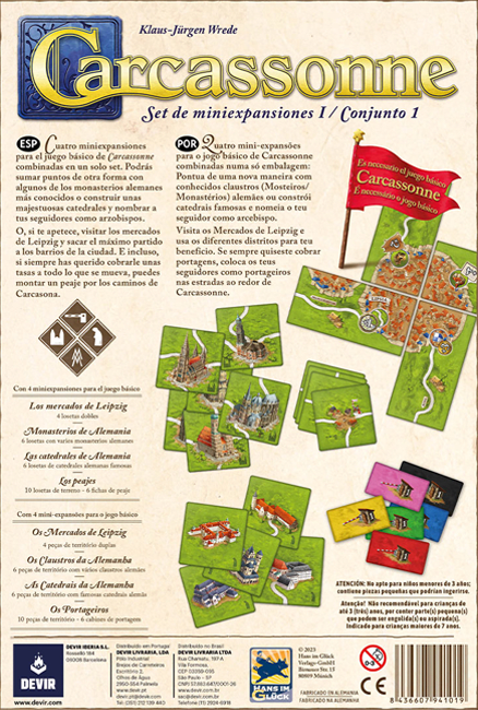 Carcassonne: Set de Miniexpansiones 1 0