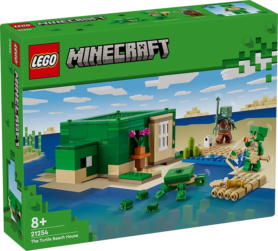 LEGO Minecraft: La Casa-Tortuga de la Playa 0