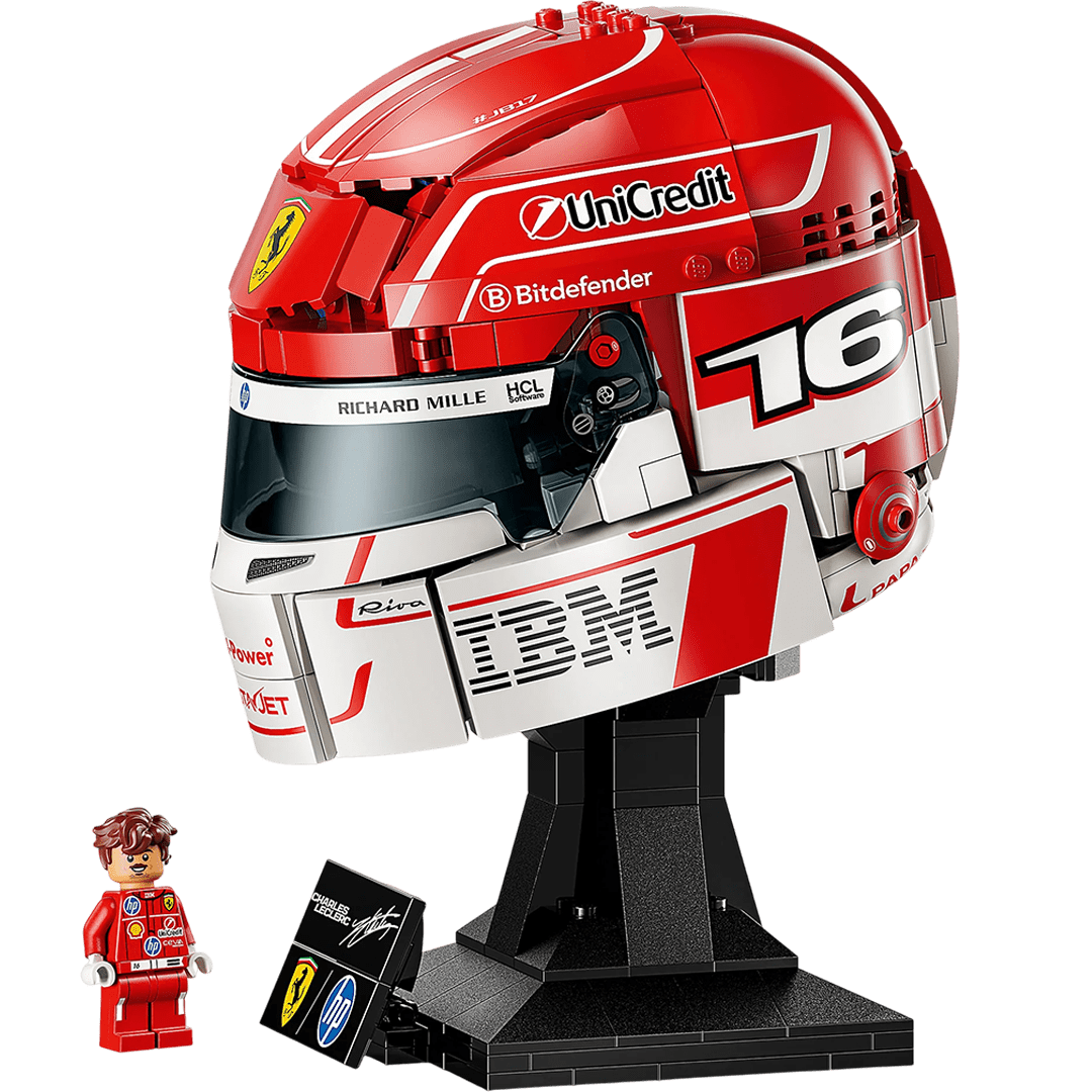 LEGO: Scuderia Ferrari HP - Casco de Charles Leclerc2